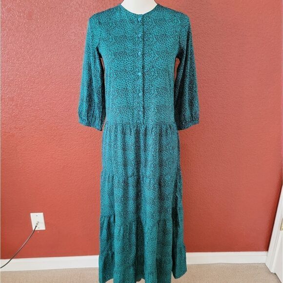 Asos Elegant Green Maxi Dress - Picture 4 of 10